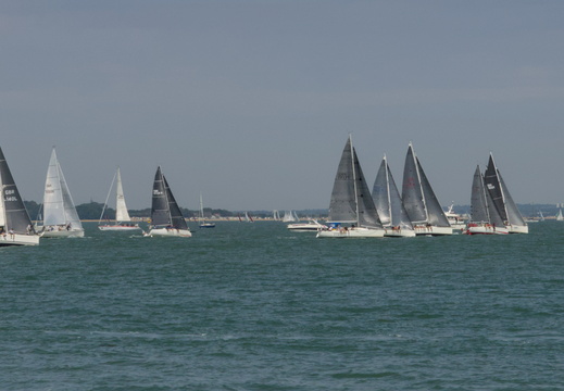 A string of boats