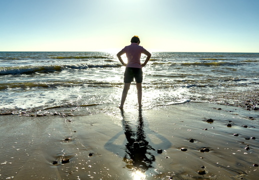 Shadows on the sand
